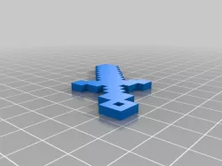 Minecraft tools: bow+arrow, bow, shovel, axe