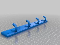 Modular Hook System 4 hooks key holder