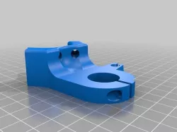 Mostly Printed CNC -Add On- Dremel 300 mount Air Hose Mod