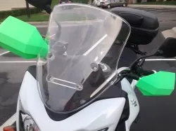 Motorcycle Hand Guards and Mounts for Vstrom 650 (and others)