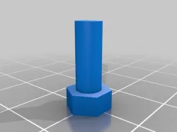 My Customized Bolt Blank for Cutting in CAD