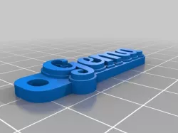 My Customized Multiline Tag or Keychain