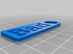 My Customized Simple  Key Tag