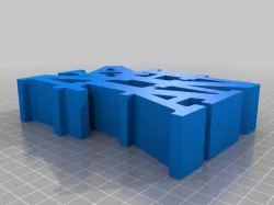 My Customized Variable WORD Sculpture