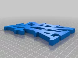 My Customized Variable WORD Sculpture