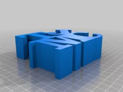 My Customized WORD Sculpture