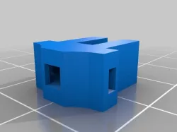 Prusa steel double cable clamp
