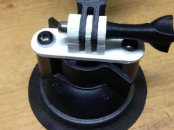 RAM suction cup to GoPro mount