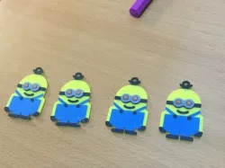 Simple Minion Keychain