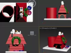 Snoopy  and Christmas House