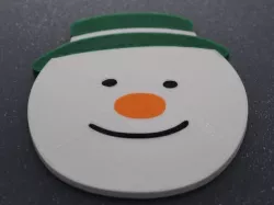 Snowman Coster
