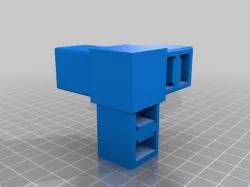 Square Tube Joiner, 90 Degree corner with vertical