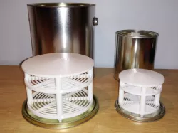 Stackable acetone vapor bath rack