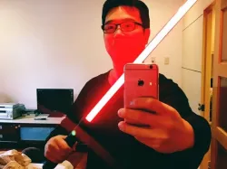 Star Wars Lightsaber use LED string