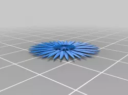 sunflower with thin petals