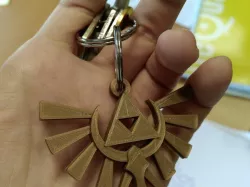 The Legend of Zelda: Hyrule Crest Keychain