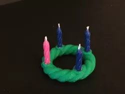 Tiny Advent Wreath