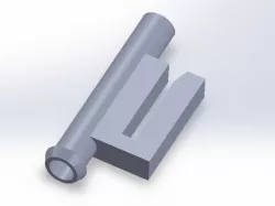 toilet Part - refill tube connector for overflow pipe