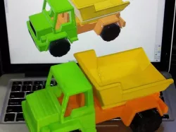 Toy Dump Truck (split)