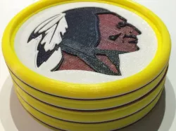 Washington Redskins Coaster