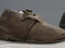 19th Century Leather Children's Shoe STL