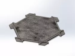 3D Catan Fog Hexes for Seafarers Expansion