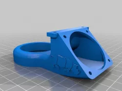40mm  Wanhao Duplicator i3 Cooling Duct with logo added