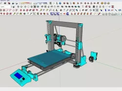 Amadon's Prusa i3 - Wilson hybrid complete printer