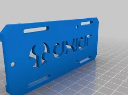 Axial SCX10, Short front mounted batteryplate