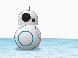 BB8 - Star Wars (First Attempt, TinkerCAD)