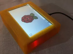 Case for 5 Inch 800 x 480 HDMI TFT LCD Touch Screen and Raspberry PI 2 (wall-mounted)