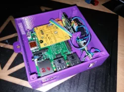 Case for Raspberry Pi B+ / 2 and USB-Soundcard and 12V Vehicle USB Adapter