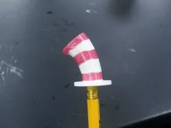 Cat in the Hat Pencil Topper
