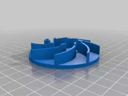 Centrifugal vacuum blower (Impeller / turbine) V2