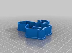 Cookiecaster vault boy cookie cutter design
