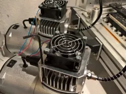 Cooling Fan Upgrade for Airbrush Compressor (for use in minimal spray cooling system)