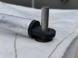 End-fly extender pole fittings for Jayco Expanda caravan