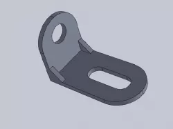 Equerre fixation action cam sur casque Roof; Action Cam mounting bracket on Helmett Roof