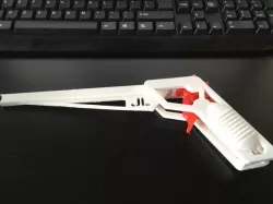 Extended Barrel Rubber Band Gun