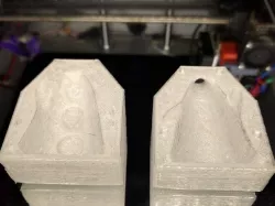Flat Print Purple tentacle mold
