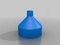 Funnel for 2 liter great for Filastruder / Filabot