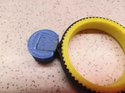 GT2 belt connection clamp