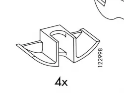 Ikea Malm Bed bolt Spacer