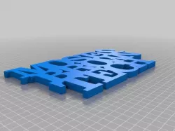 Mb Tech Variable WORD Sculpture
