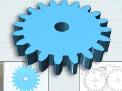 Method for drawing all gears, usable with much software.