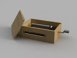 Music Box for 30-note Paper Punch Tape Movement