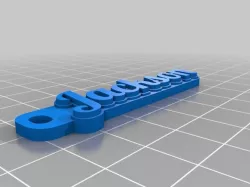 My Customized Multiline Tag or Keychain