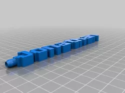 My Customized Retro Font Word Pen
