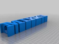 My Customized TEXT pencil holder