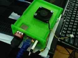 Orange Pi PC case by Agrloki with 30mm Fan mount